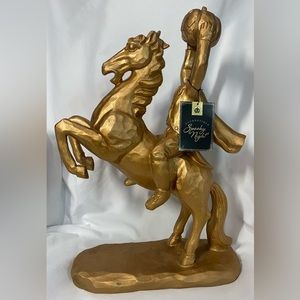 Gold Headless Horseman Figure Halloween